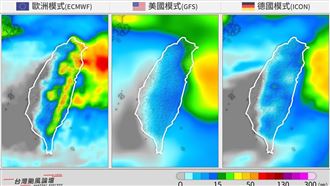 明起變天「低溫剩20度」　一圖看降雨熱區