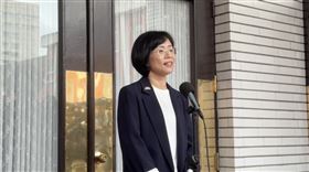民進黨立委蘇巧慧在立法院議場前受訪（圖／蘇巧慧辦公室提供） 