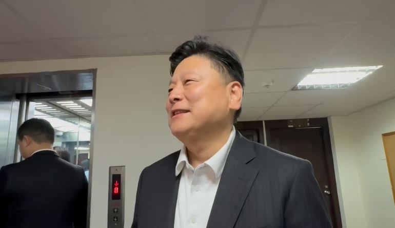 傅崐萁表示，希望大家都能夠同心合作，守護台灣的安全，不要吵吵鬧鬧（圖／翻攝畫面）