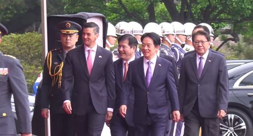 軍禮迎巴拉圭總統來訪　賴：一起發光發熱