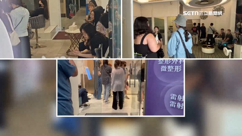 愛爾麗一開門，就湧入民眾、員警、稽查員