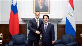 總統賴清德與巴拉圭總統貝尼亞雙邊會晤（圖／總統府提供） 