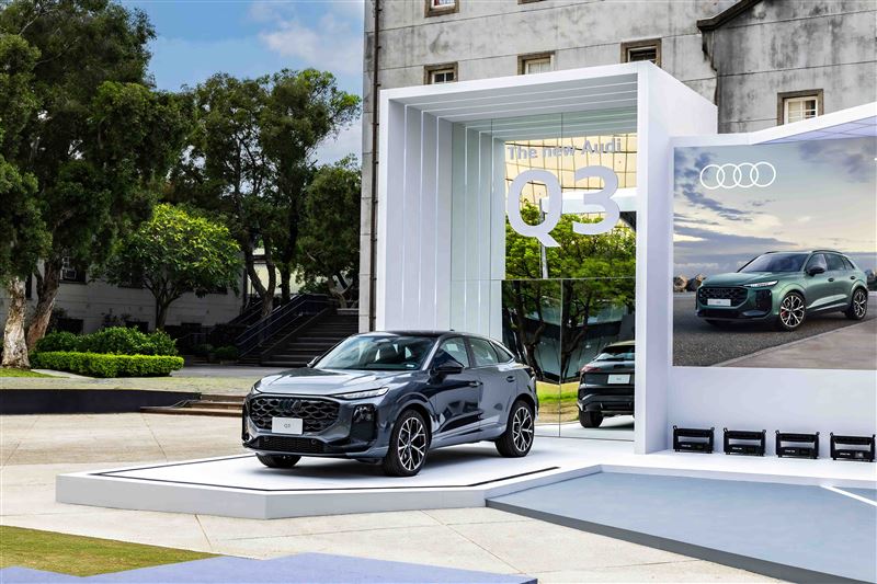 全新第三代Audi Q3 Sportback休旅車。（圖／Audi提供）