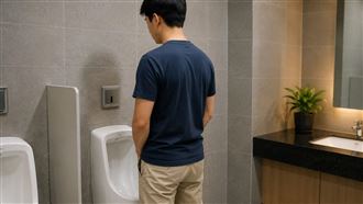 男人尿尿前為何愛吐口水?醫揭「2大原因」