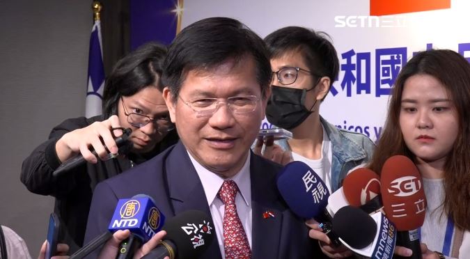 對於傳出宏都拉斯想要復交，且重新檢視與中國的協議，林佳龍受訪時強調，「我們態度是開放的」（圖／翻攝畫面）