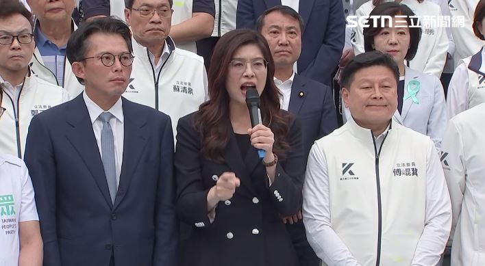 鄭麗文高喊，「中華民國一定可以千秋萬世，我們的民主制度才能夠永世延續」（圖／翻攝畫面）