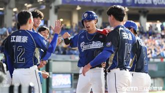 童堉誠首打席敲二壘打　首安首分一次到手