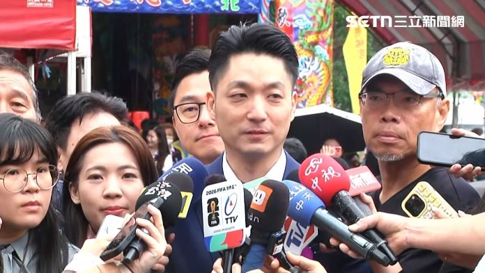 蔣萬安出席松山慈祐宮恭祝天上聖母1067週年三獻大典（圖／翻攝畫面）