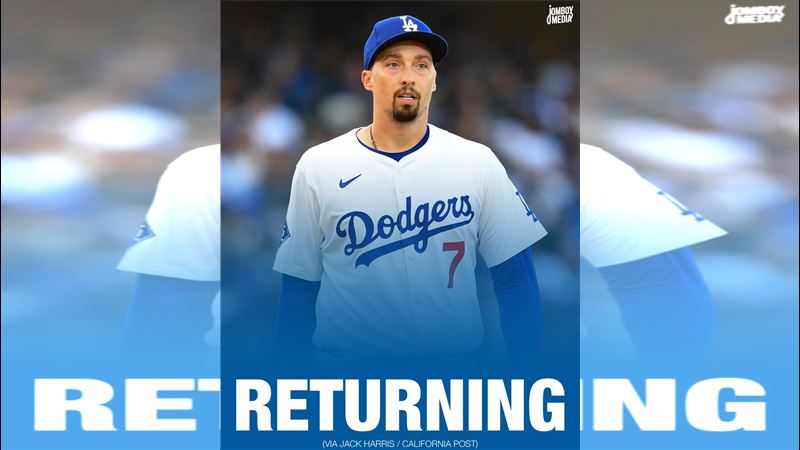 道奇王牌左投史奈爾（Blake Snell）10日迎來本季初登板。（圖／翻攝自X平台 @TalkinBaseball_）