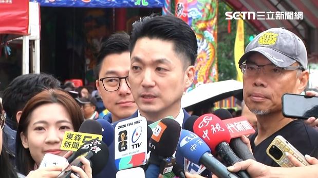 蔣萬安=出席松山慈祐宮恭祝天上聖母1067週年三獻大典（圖／翻攝畫面）
