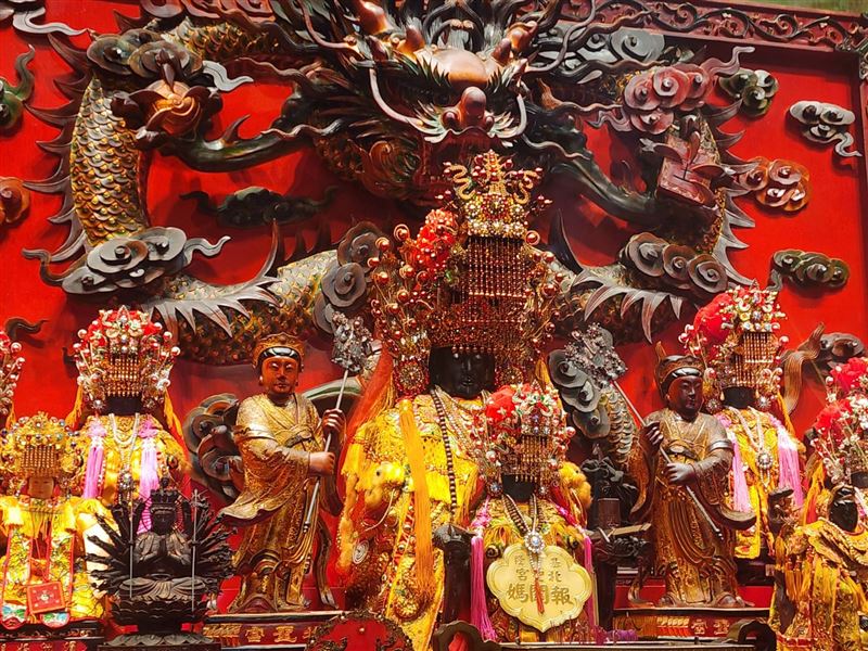 2026年國曆5月9日農曆3月23日是媽祖生日開大運！這3生肖「兔、雞、豬」財運大爆發、大賺金山、大翻身。圖為基隆北聖宮 報關媽。（圖／記者鍾志鵬攝影）