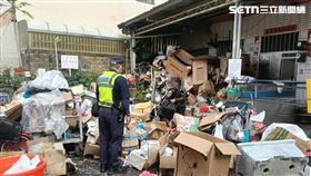 彰化,垃圾山,囤積,資源回收,強制清除,和美鎮,清潔隊（圖／翻攝畫面）