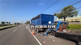 台南,白河分局,貨車,車禍,死亡,消防局（圖／翻攝台南道路救援（張家班）﻿臉書） 