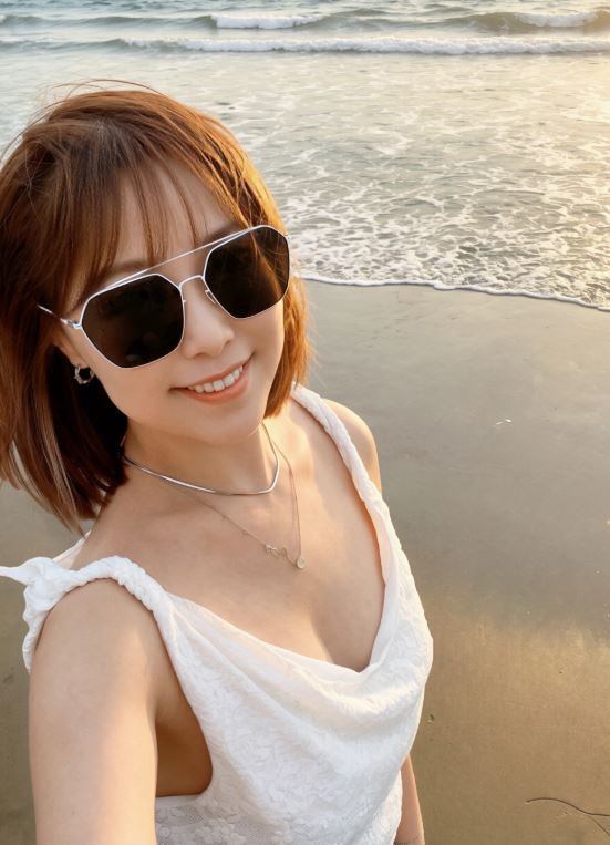 朱安禹外型亮眼。(圖/翻攝自IG @peachanyu)