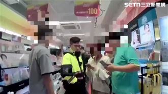 女店員偕顧客門口聊天　遊民丟雞蛋嚇壞人