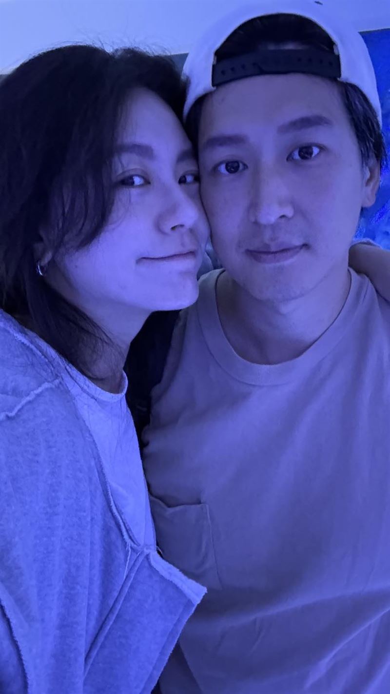 小蠻與邵翔育有一子。（圖／翻攝自小蠻臉書）