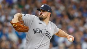 羅登（Carlos Rodon）本季初登板貢獻4.1局失掉3分。（圖／美聯社／達志影像）