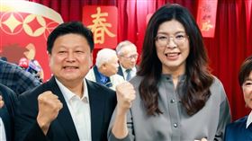 陳敏鳳說，傅崐萁（左）在這個時機點，就是丟包了鄭麗文（右）。（圖／翻攝自鄭麗文臉書）