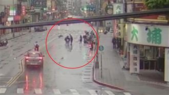 與女友人發生口角！男暴走轉頭毆打外送員