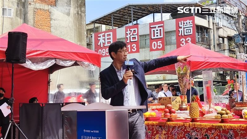 谷念勝表示，都更整合不易，但台北市土地稀缺，所以勢在必行，但他也提到，目前各種成本不斷攀漲，導致房價欲降不易。（圖／記者陳韋帆攝影）