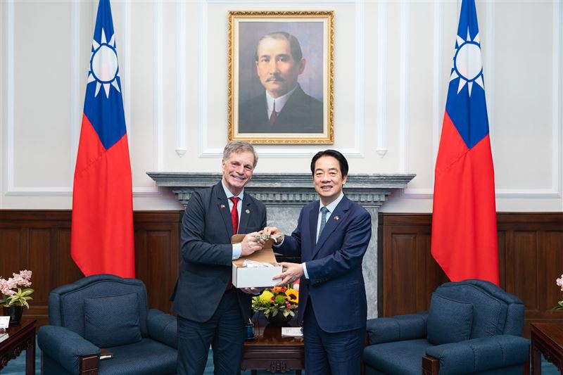 總統賴清德接見美國懷俄明州州長戈登訪問團（圖／總統府提供）