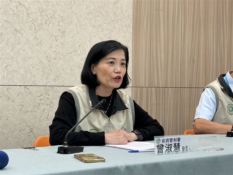 曾淑慧說明今年度公費流感疫苗採購結果。（圖／記者簡浩正攝影）