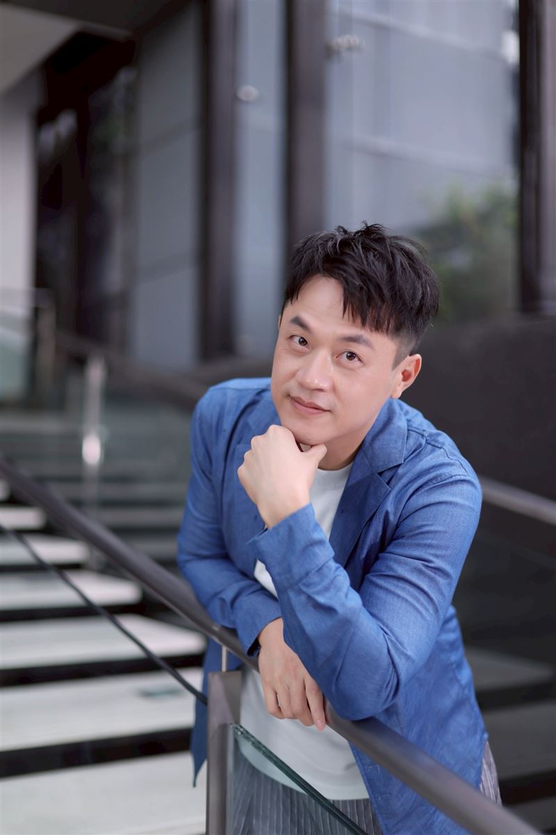 焦糖哥哥受訪談心路歷程。(圖／記者鄭孟晃攝影）