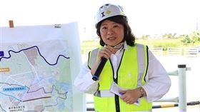 嘉義市政府說，歡迎也感謝各界關心地方建設，但不樂見將公務資源轉化為個人選舉造勢的工具。圖為嘉義市長黃敏惠。（圖／翻攝自嘉義市政府全球資訊網）
