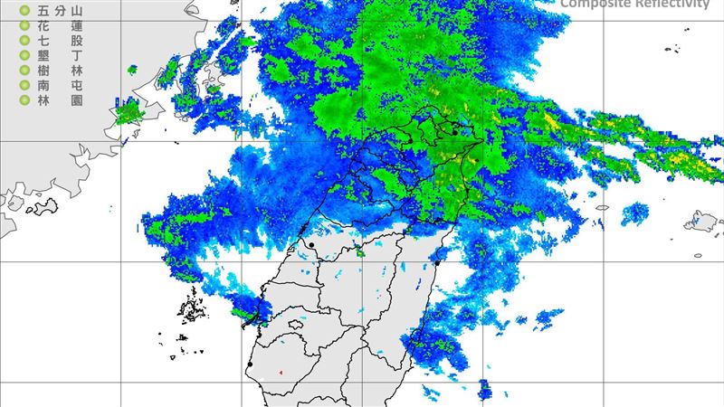 雷達回波籠罩北台灣「沒雨」?鄭明典揭密