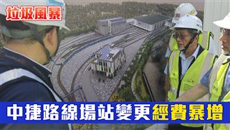垃圾風暴2／中捷場站路線變更　經費暴增