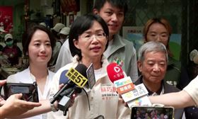蘇巧慧出席板橋後埔里老人共餐活動並受訪（圖／翻攝畫面）