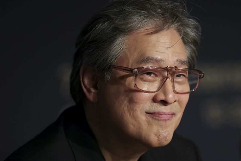 朴贊郁感性表示，2004年第一次來到坎城時，韓國電影仍十分少見。（圖／路透社／達志影像）