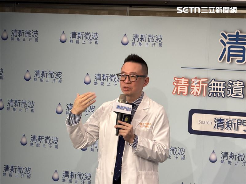 黃耀立表示，如果父母皆有腋下問題，遺傳機率高達八成，另外若有「濕耳垢」特徵也可能是有腋下問題的特徵。（圖／記者蔣季容攝影）