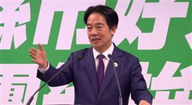 民進黨主席賴清德宣布徵召沈伯洋參選台北市長（圖／翻攝畫面）