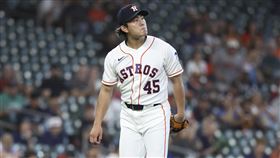 今井達也傷癒復出首戰4局挨2轟掉6分。（圖／路透社／達志影像）