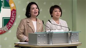 民進黨主席賴清德邀集黨籍立委針對少子女化議題聽取意見，會後政策會執行長吳思瑤、黨團書記者范雲受訪（圖／記者劉秀敏攝影）