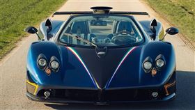 Pagani Zonda Unica手排訂製超跑。（圖／翻攝Broad Arrow Auctions網站）