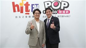 民進黨台北市長參選人沈伯洋接受《POP撞新聞》主持人黃暐瀚專訪（圖／《POP撞新聞》提供） 