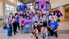 桃市府攜手桃捷推動公益童遊　陪伴「小衛星」孩童參訪捷運玩樂園、把愛帶回家。（圖／主辦單位提供） 