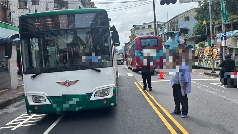 車禍事故現場。(圖/翻攝畫面)
