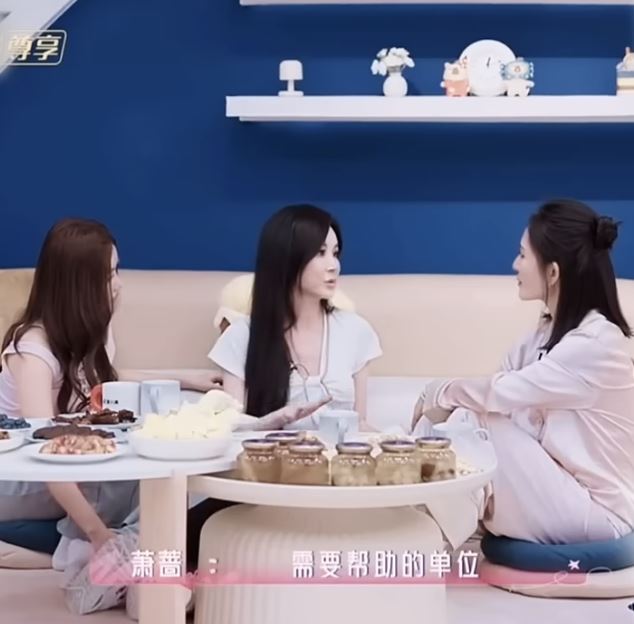 蕭薔宣布把《乘風2026》的節目收入全數捐給中國需要幫助的單位。（圖／翻攝自微博）