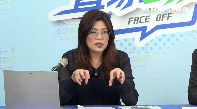 鄭麗文今天在國民黨《KMT 直球對決》大酸,賴清德像滅絕師太(圖/翻攝畫面)