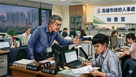 霸凌.高雄市政府人事處,言語,名譽(示意圖/AI生成)
