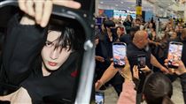 張凌赫現身紐約帥炸！擠爆機場保鑣矮半頭