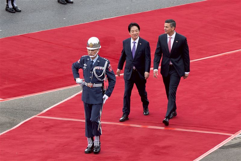南美洲友邦巴拉圭總統貝尼亞堅定挺台，5月初率團訪台，與賴清德會面（圖／總統府提供）