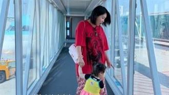 帶愛女搭飛機一路哭　195萬網紅：要瘋了