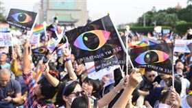 同婚合法將滿7週年　民團：民眾支持度成長台灣允許同性婚姻將滿7週年，民團15日發布最新民調結果，顯示民眾對同性婚姻的支持度為54.3%，7年來成長12個百分點；跨國同婚的支持度為63%，7年以來成長9個百分點。（彩虹平權大平台提供）中央社記者吳欣紜傳真　115年5月15日