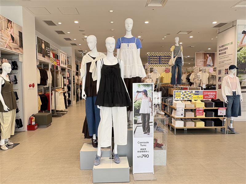GU攜手UNIQLO雙品牌進駐MITSUI OUTLET PARK台中港。(圖/品牌業者提供)