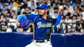 魔力藍繳出7局10K、僅失1分好投。（圖／富邦悍將提供） 