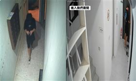 台中市北屯區一處出租套房日前發生非法入侵事件，監視器拍下楊姓男子疑似熟知密碼，於凌晨時分大搖大擺進入他人住處。（翻攝自threads/vvvwvv0000）